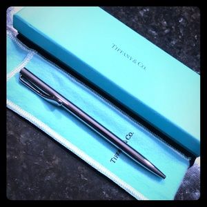 Brand new Tiffany & co Elsa Peretti Rutheneum Pen
